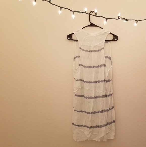 Blue Life high low striped tank top flowy - Picture 6 of 6